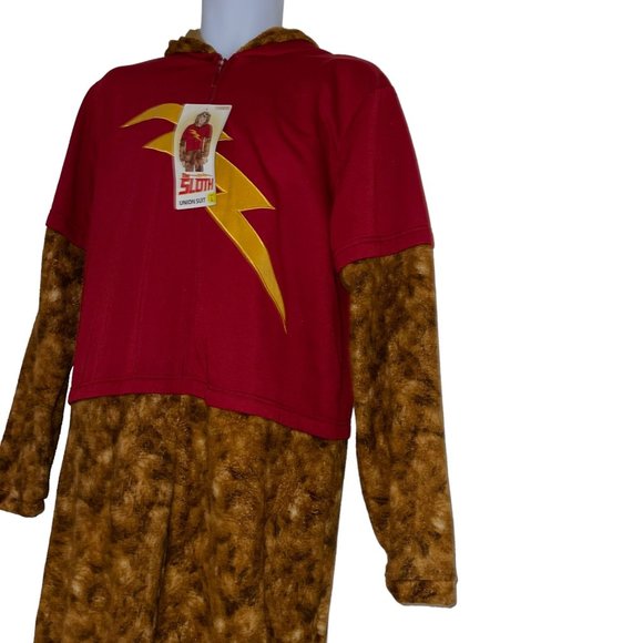 Briefly Stated The Sloth Unionsuit Mens L Costume Pajamas PJs Halloween - Picture 4 of 10